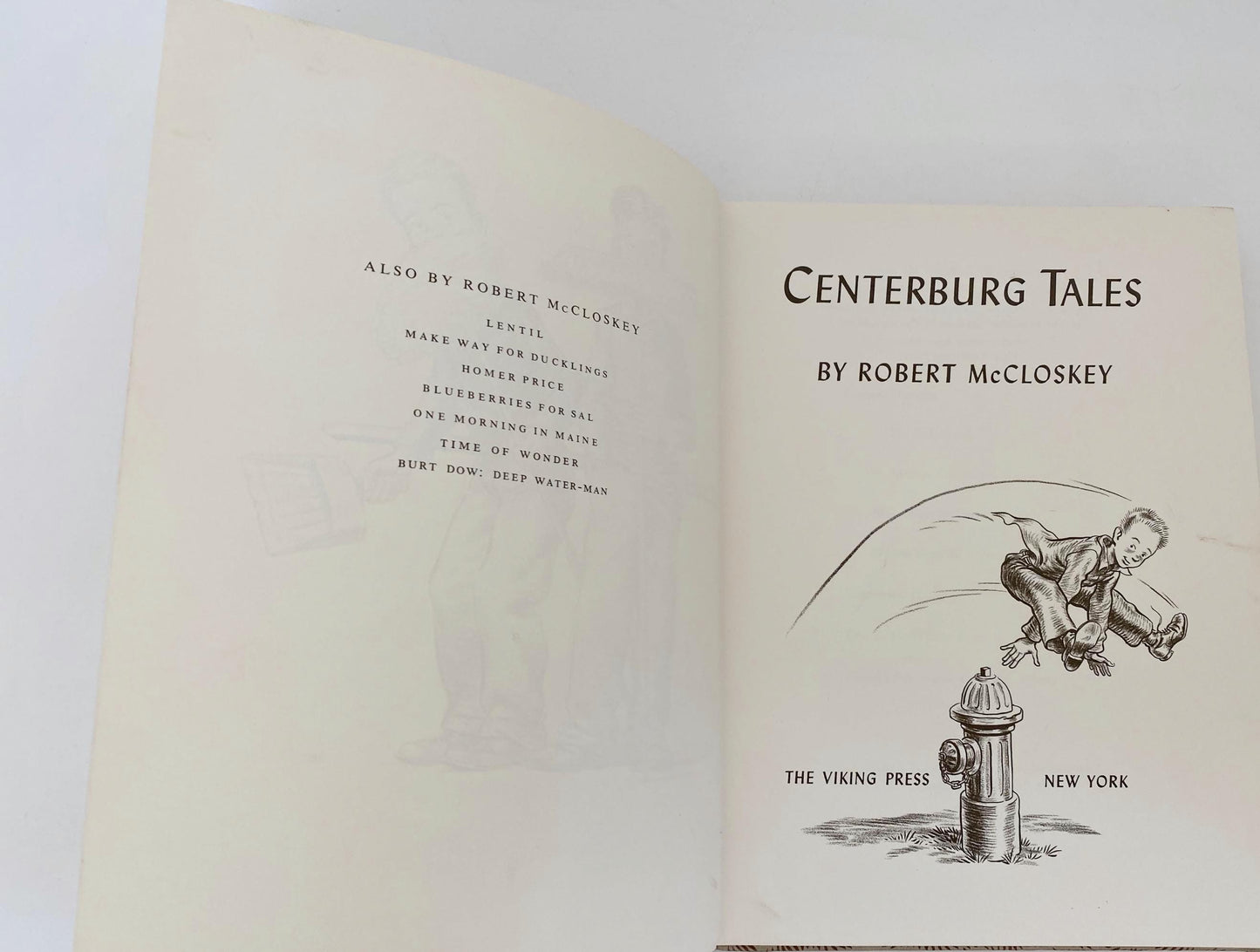 Vintage Book Centerburg Tales by Robert McCloskey First Edition