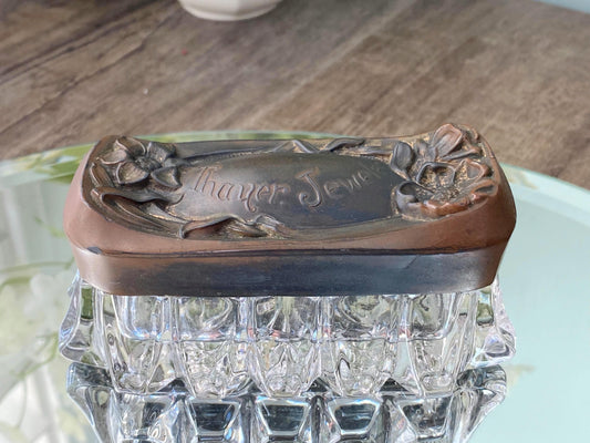 Antique Engraved Trinket Box at Duckwells