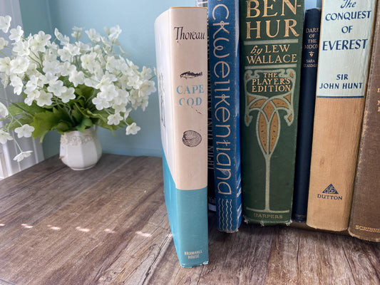 Vintage Book, Cape Cod by Henry David Thoreau at Duckwells