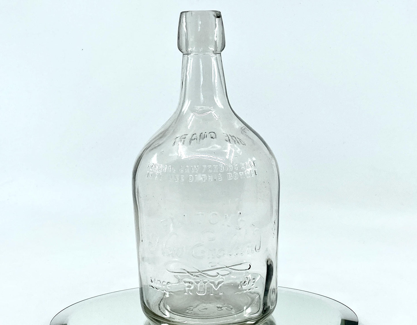 1940s New England Rum Bottle