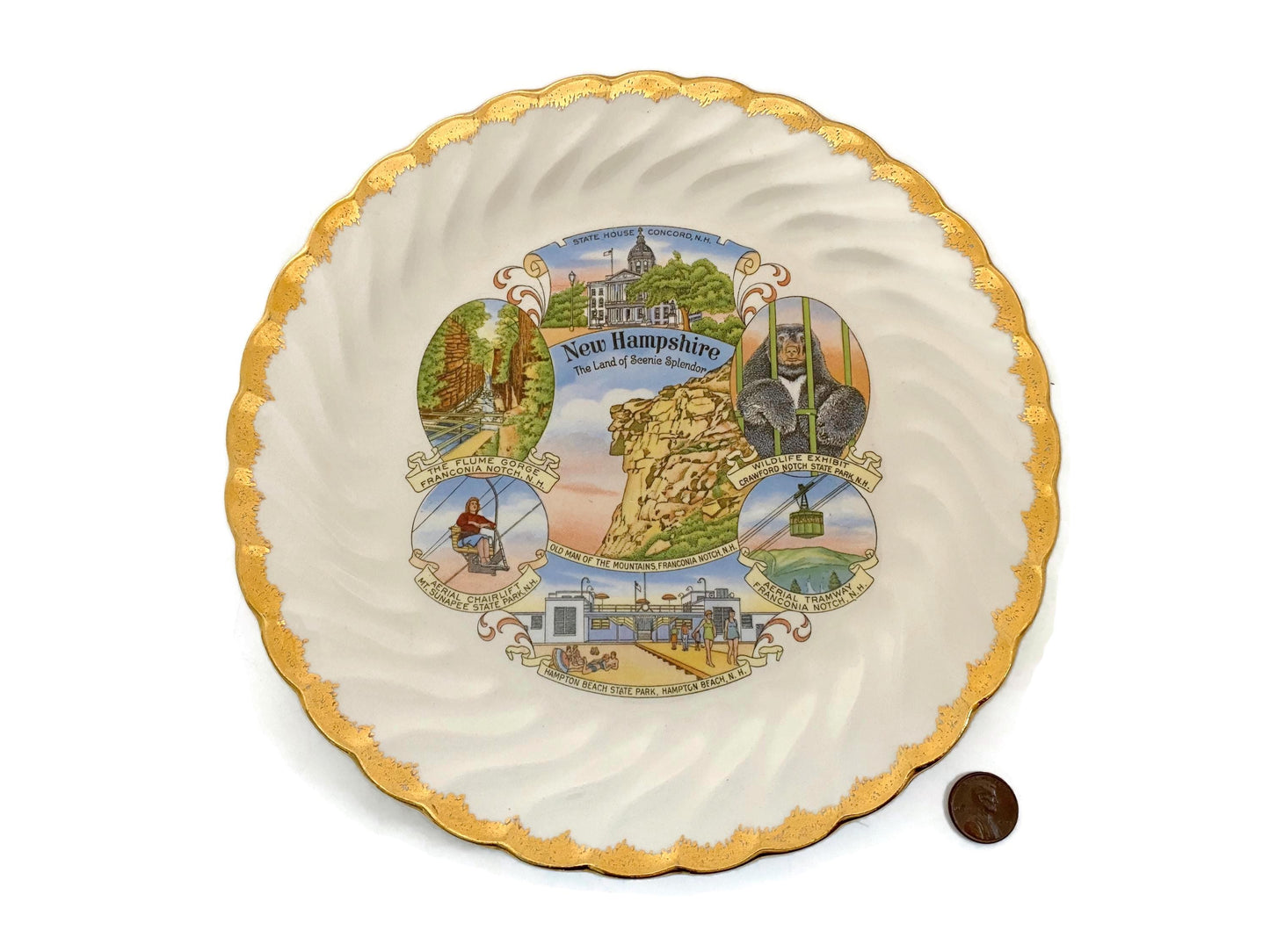 Vintage New Hampshire Plate at Duckwells