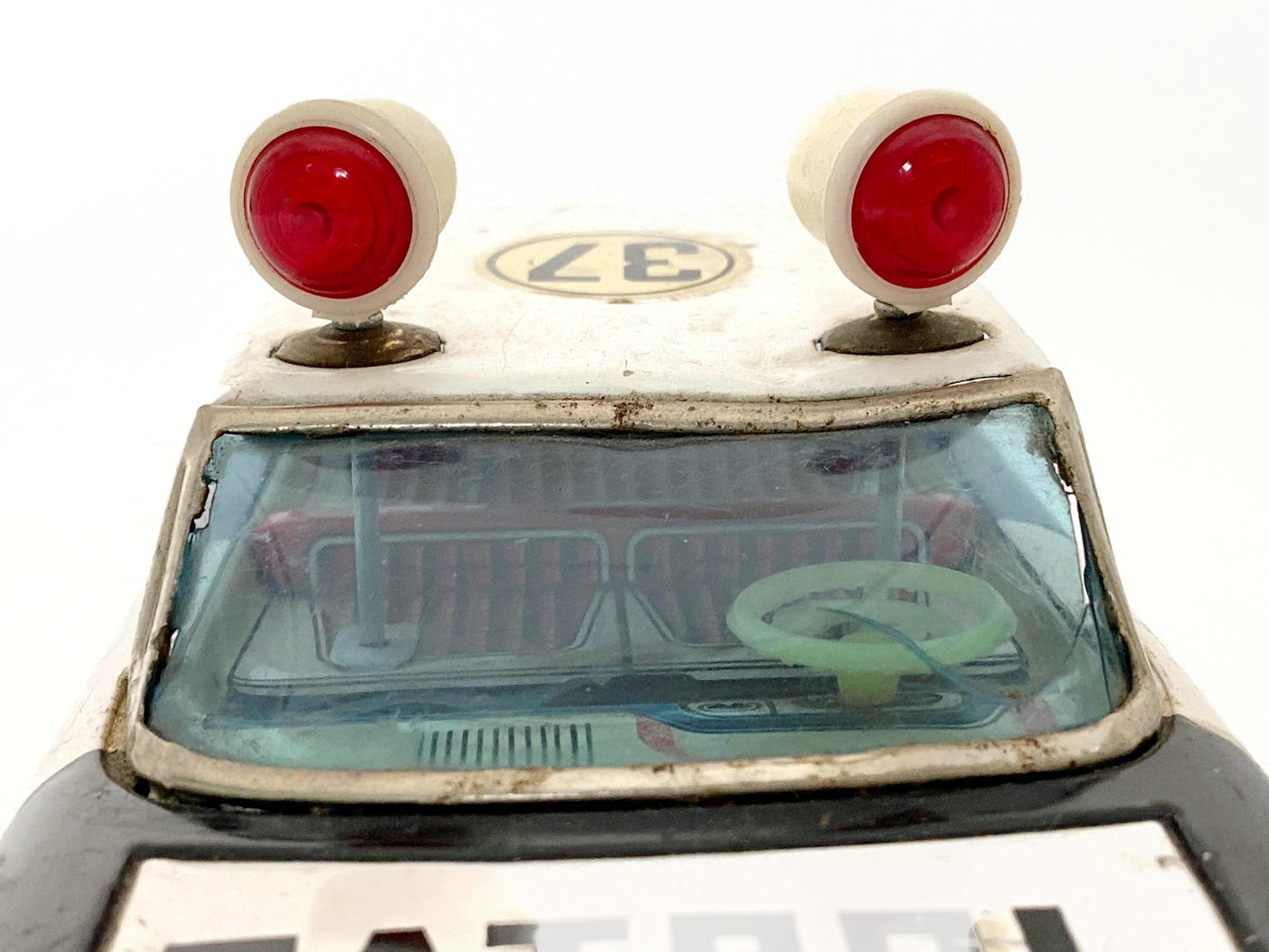 Vintage Police Car, Ichiko Friction Toy Made in Japan at Duckwells