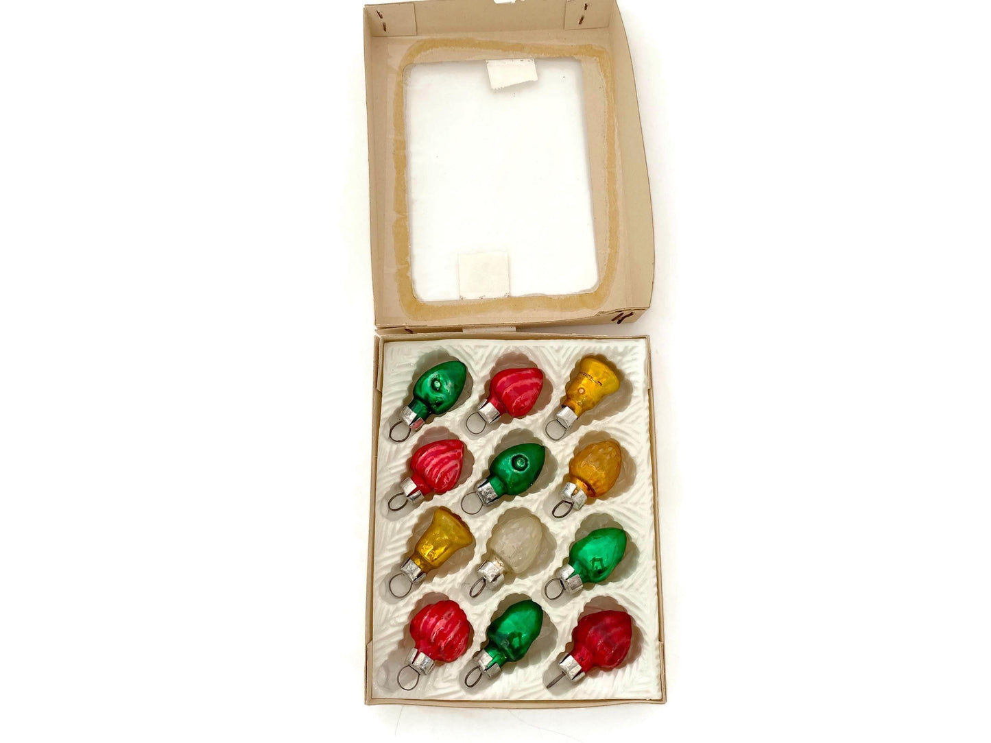 Vintage Mini Glass Christmas Ornaments at Duckwells