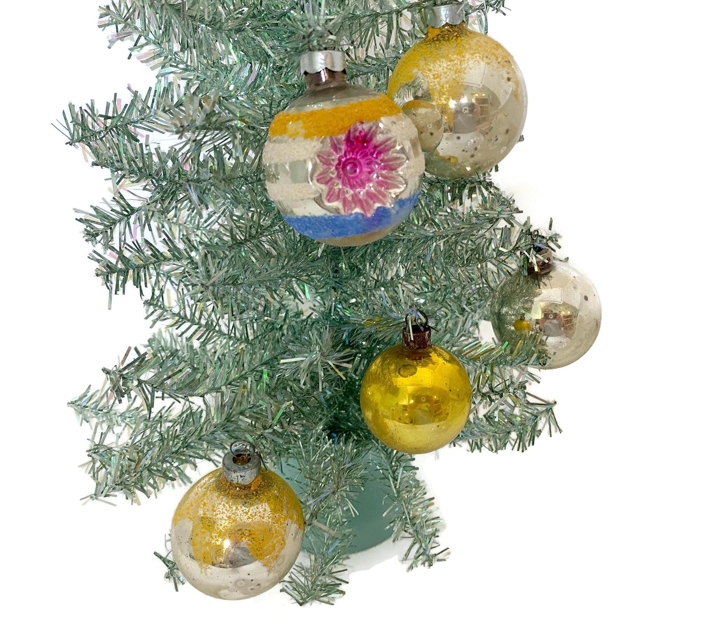 Midcentury Glass Christmas Ornaments