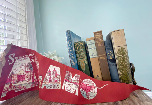 Vintage Alamo Pennant - A Texas 1950s Felt Travel Souvenir at Duckwells