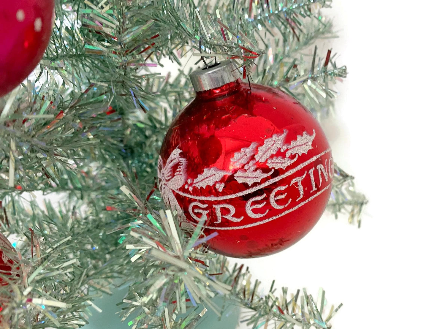 Midcentury Glass Christmas Ornaments