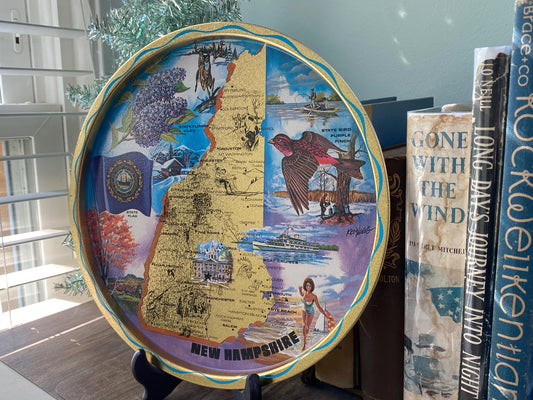 Vintage New Hampshire Souvenir Tray at Duckwells