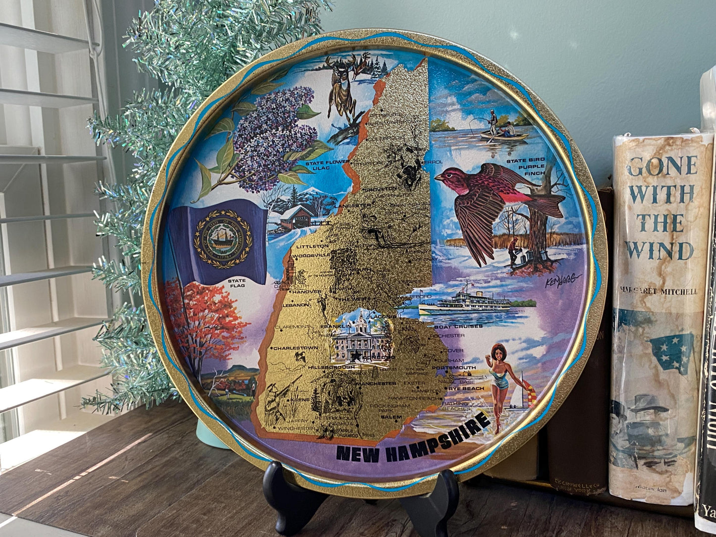 Vintage New Hampshire Souvenir Tray