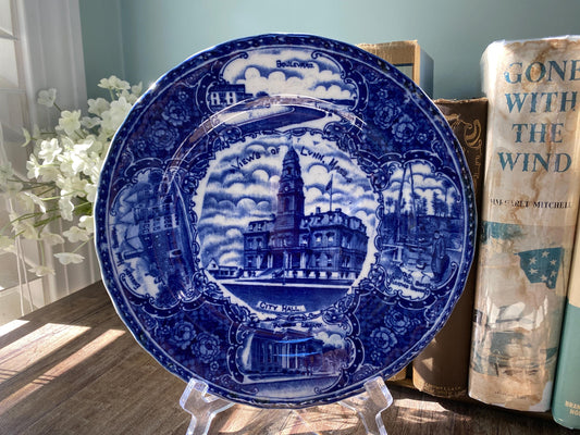 Antique Lynn Massachusetts Souvenir Plate at Duckwells