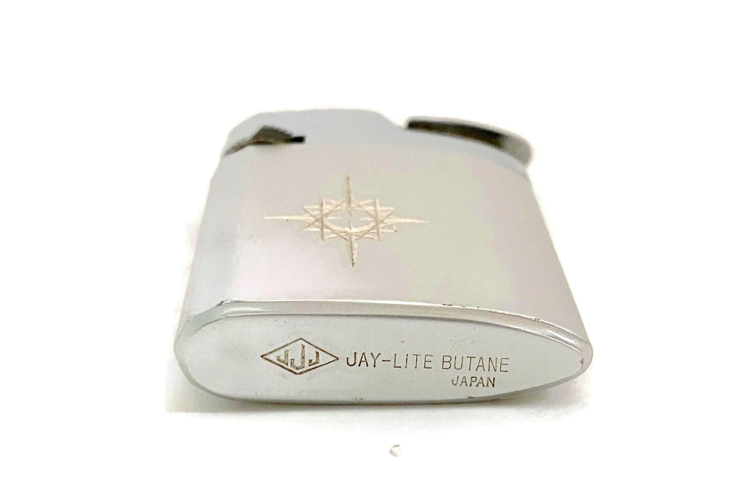 Midcentury Pocket Lighter - JJJ Jay-Lite Butane Refillable at Duckwells