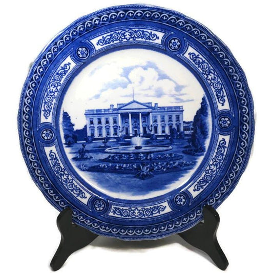 Antique White House Plate by Royal Doulton at Duckwells