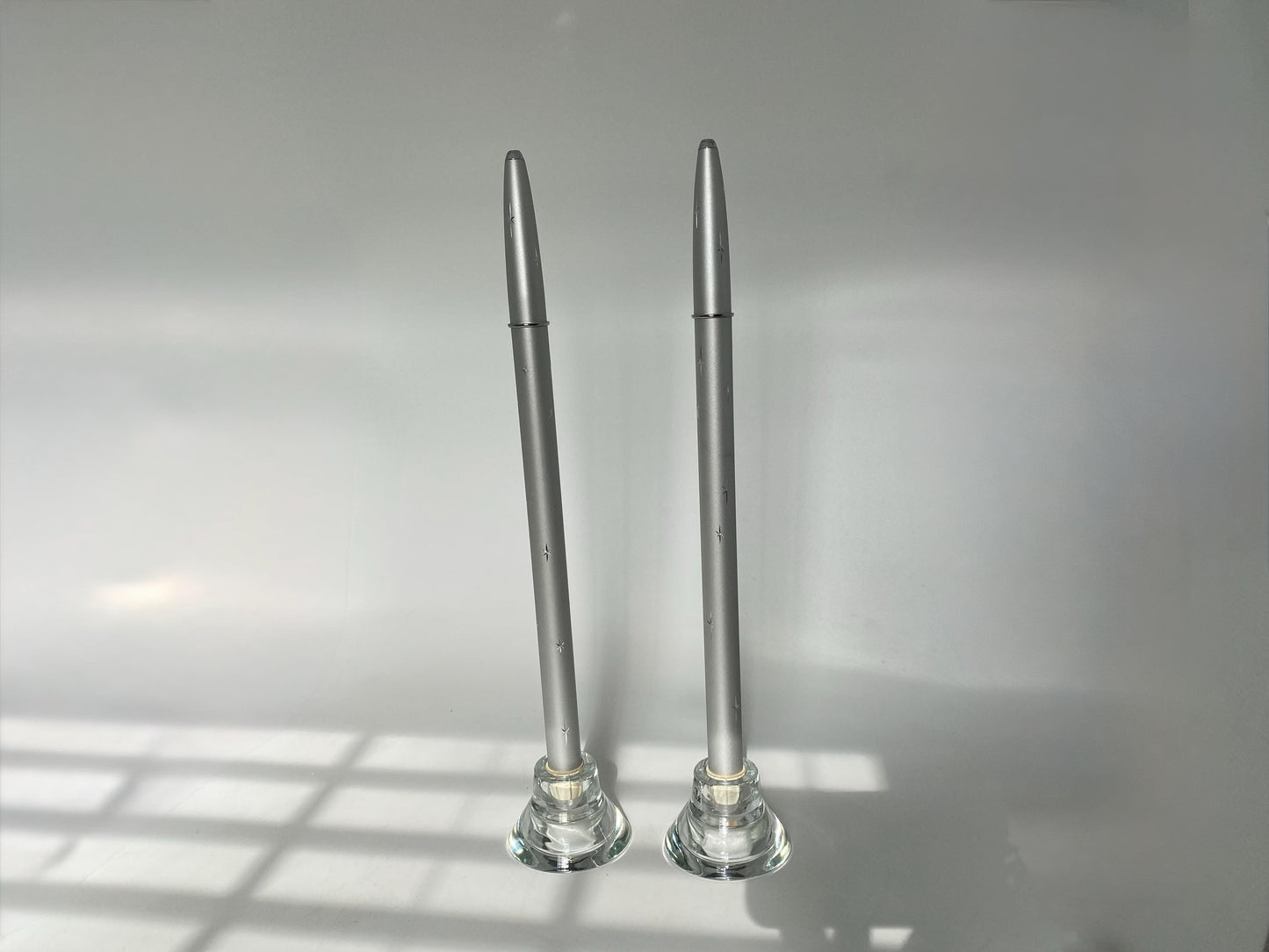 Midcentury Ronson Candles with Atomic Stars at Duckwells