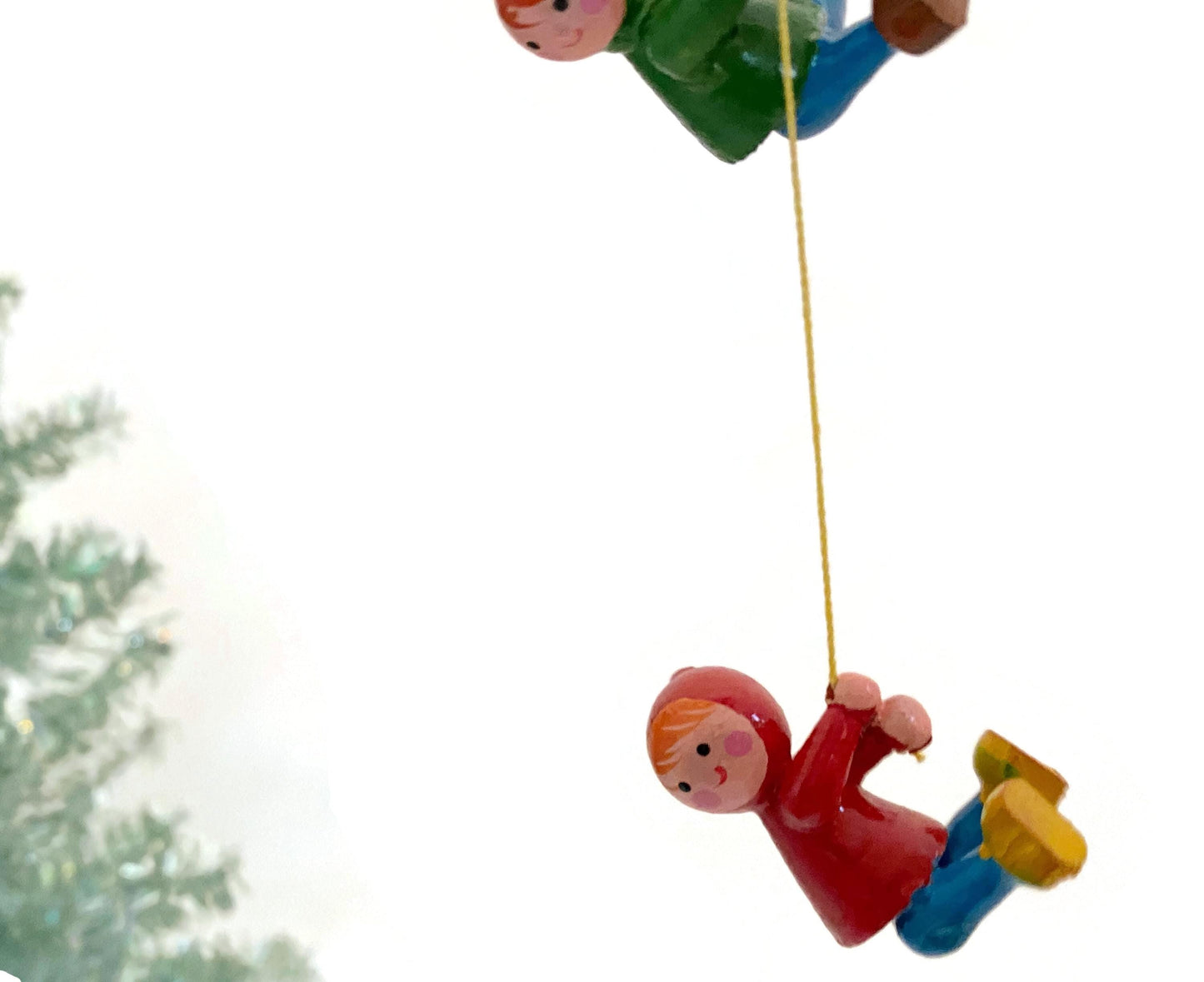 Vintage Wood Christmas Ornament at Duckwells