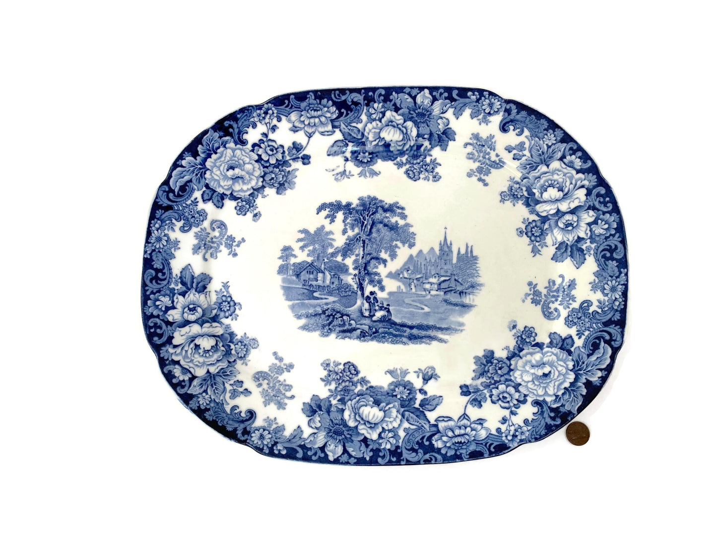 Antique English Serving Platter at Duckwells
