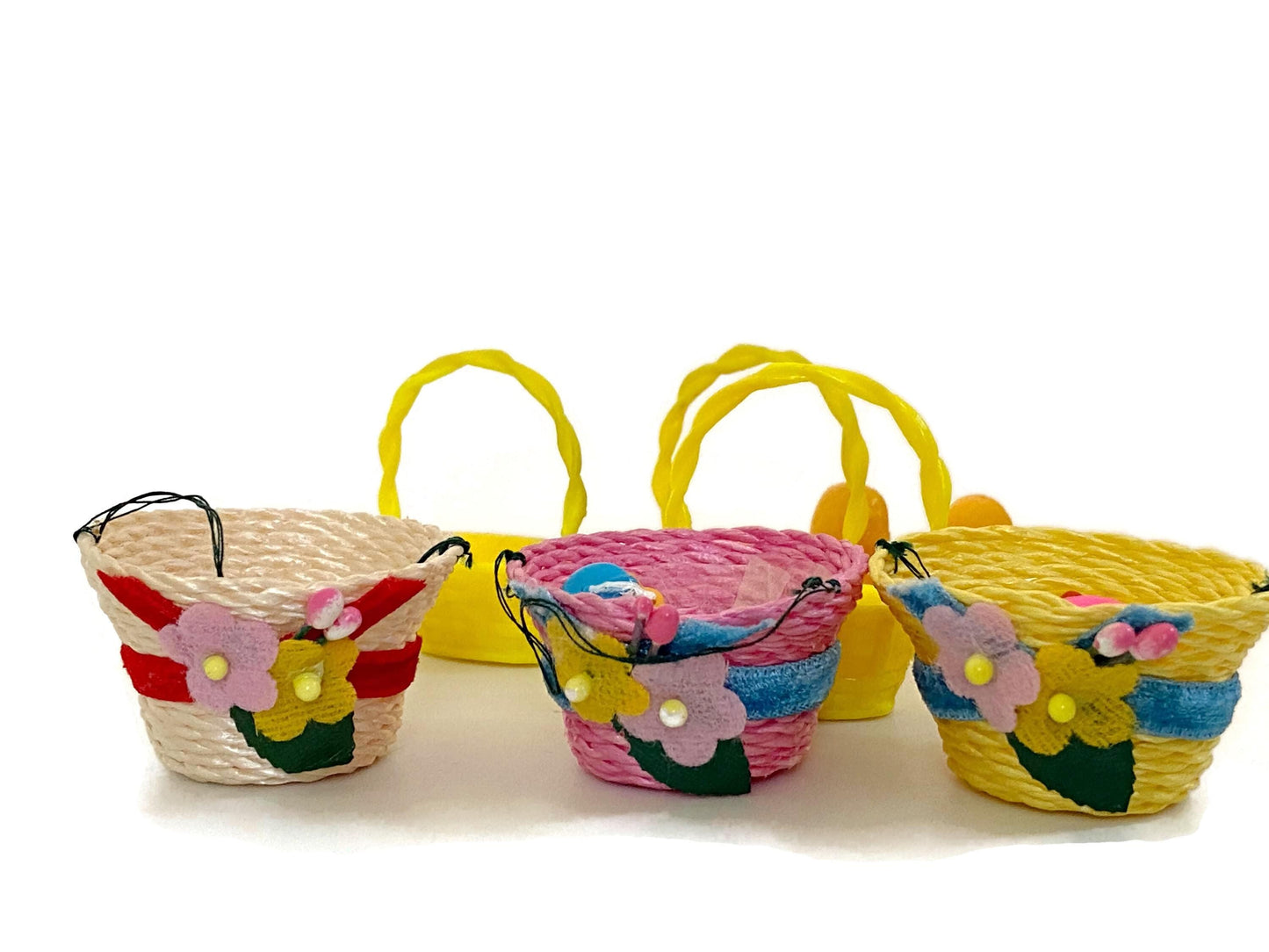 Midcentury Miniature Spring Baskets