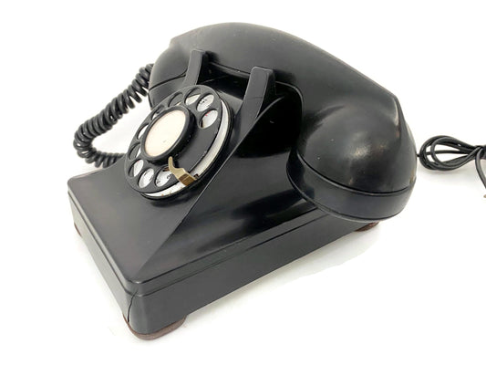 Vintage Rotary Dial Telephone Western Electric Model 302 at Duckwells