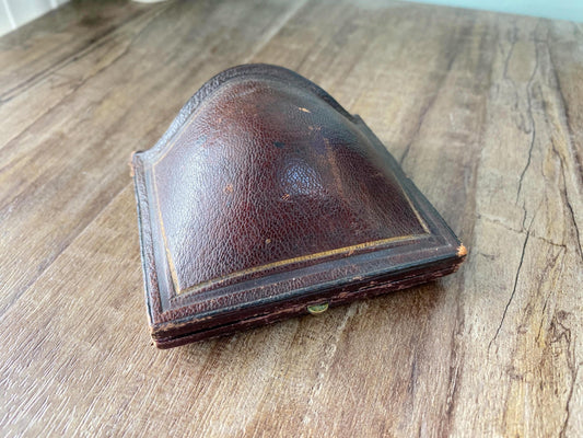Antique Jewel Box, Victorian Era Leather Presentation Case