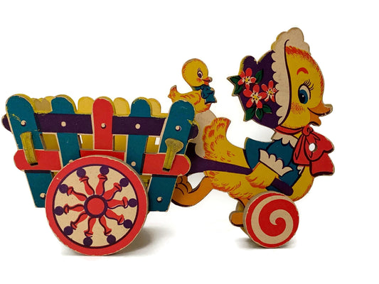 Vintage Toy Cart with Ducks by the Dolly Toy Company at Duckwells