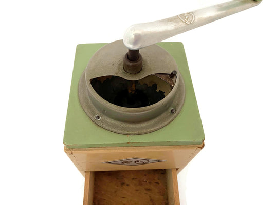 Vintage Coffee Grinder, Hand Crank by KYM Germany