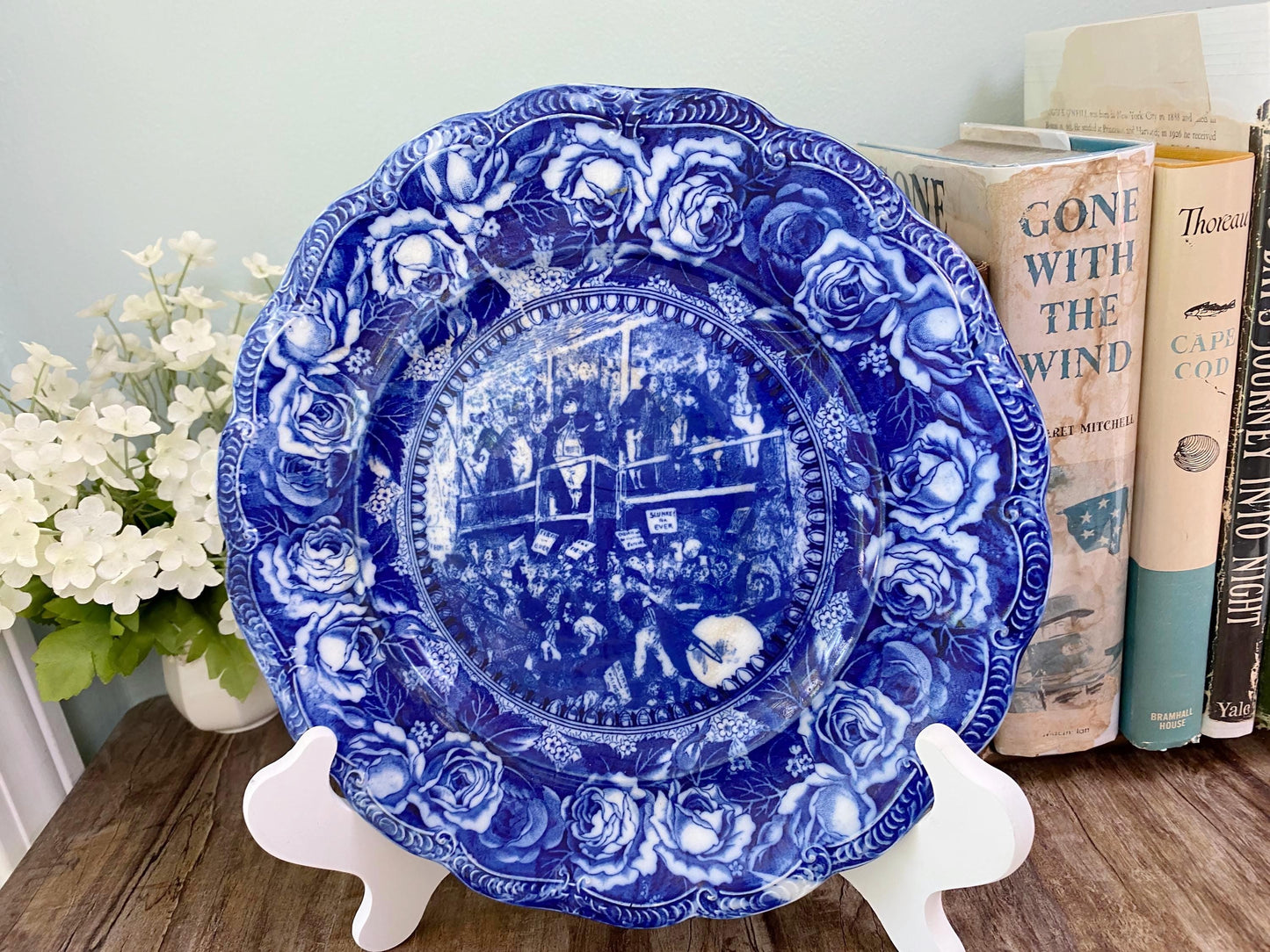 Antique Ridgways Pickwick Plate at Duckwells