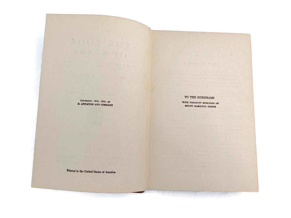 Antique Book, The Book of Stars, 1923 Illustrated Astronomy Guide