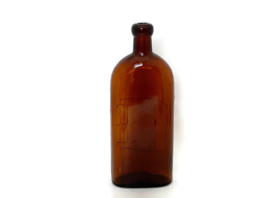 Antique Glass Bottle, Old Warner's Safe Cure Apothocary Collectible at Duckwells