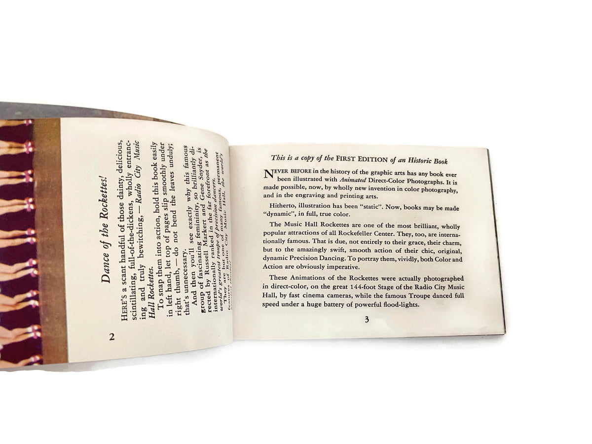 Vintage 1939 Rockefeller Center Moving Picture Book