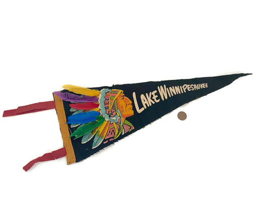 Vintage Lake Winnipesaukee, New Hampshire Pennant