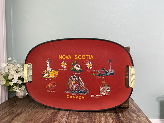 Vintage Nova Scotia Canada Souvenir Tray at Duckwells