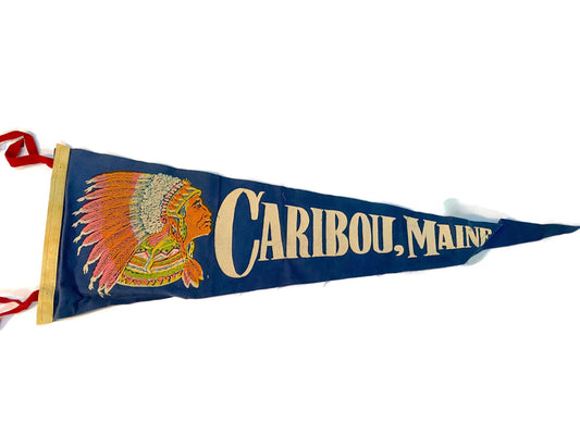 Vintage York Beach ME Pennant