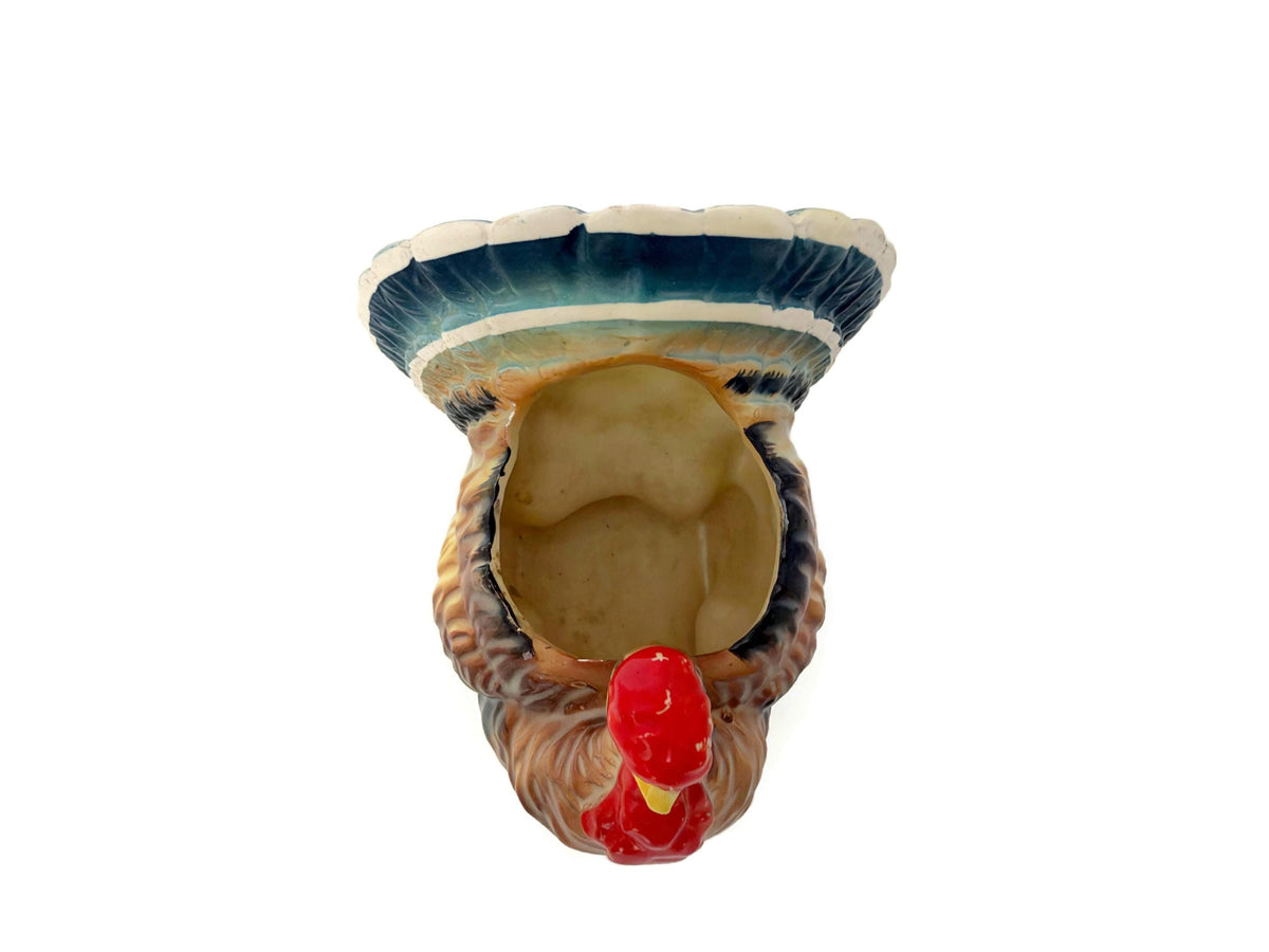 Midcentury Ceramic Turkey Planter by Relpo at Duckwells