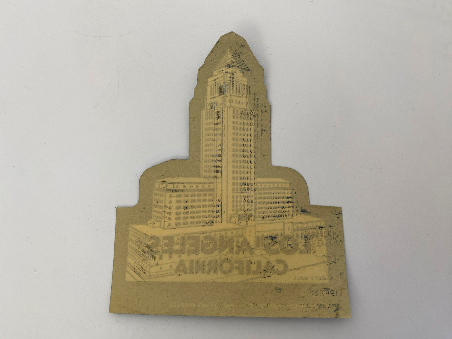 1935 Los Angeles California Luggage Souvenir at Duckwells