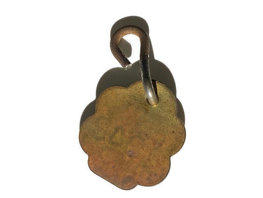 1938 Wellesley Massachusetts Brass Dog License Tag at Duckwells