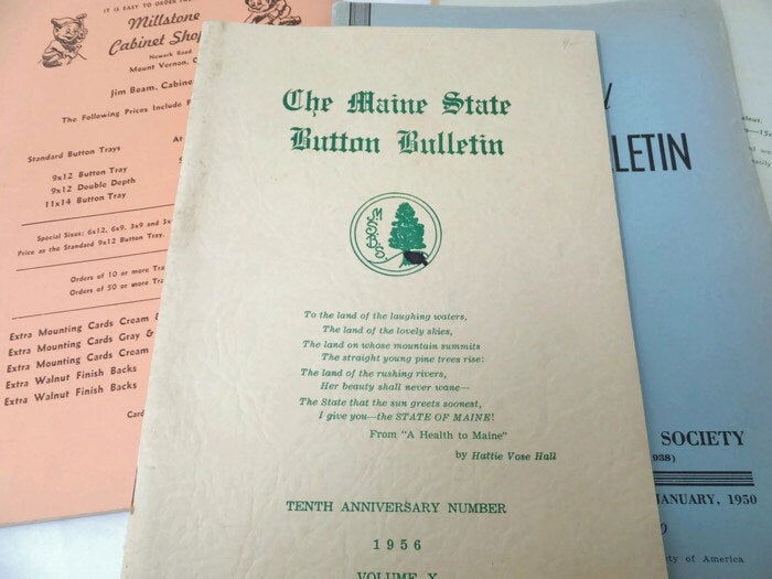 1940-50s National Button Society Bulletins - Duckwells