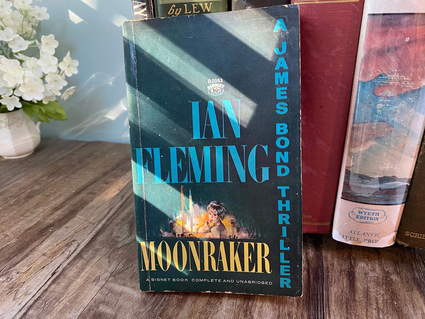1964 Paperback Book Moonraker by Ian Fleming A James Bond Thriller - Duckwells