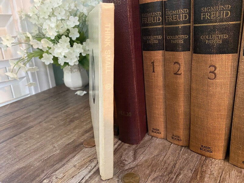 1967 VW Hardcover Book Think Small by Herb Valen at Duckwells