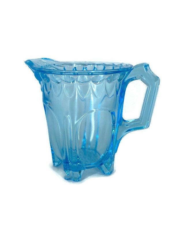 Antique Adams Early American Pressed Glass Pitcher at Duckwells