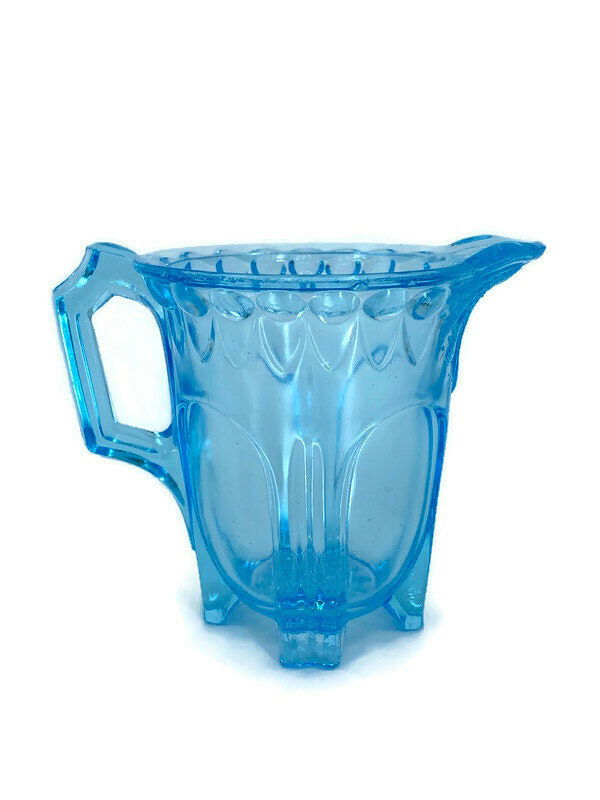 Antique Adams Early American Pressed Glass Pitcher at Duckwells