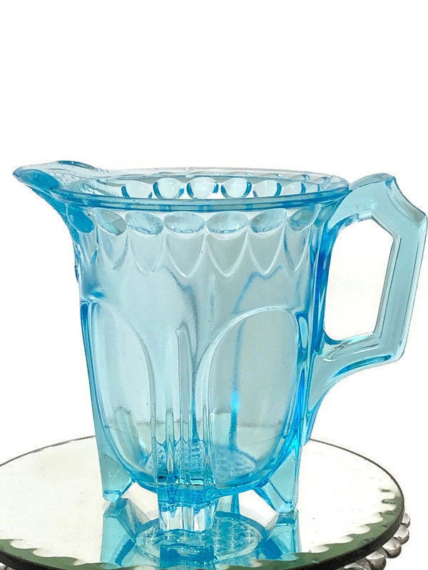 Antique Adams Early American Pressed Glass Pitcher at Duckwells