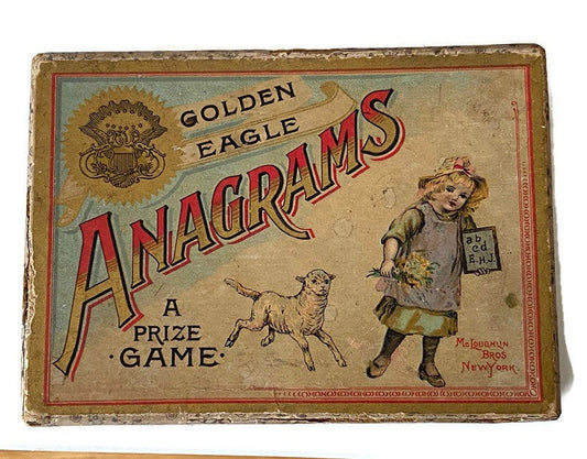 Antique Anagrams Game at Duckwells