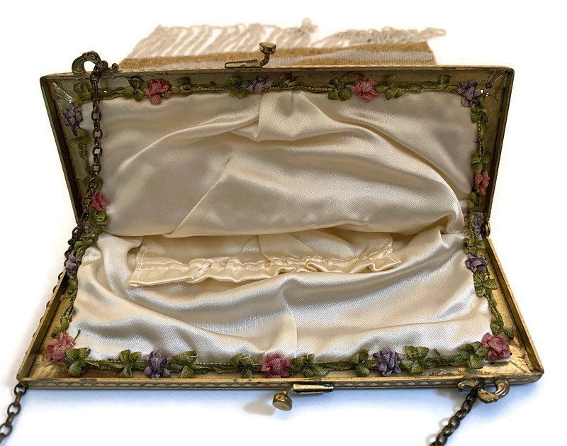 Antique Beaded Purse at Duckwells