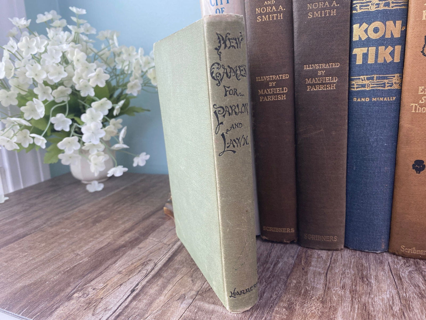 Antique Book New Games for Parlor and Lawn - Duckwells