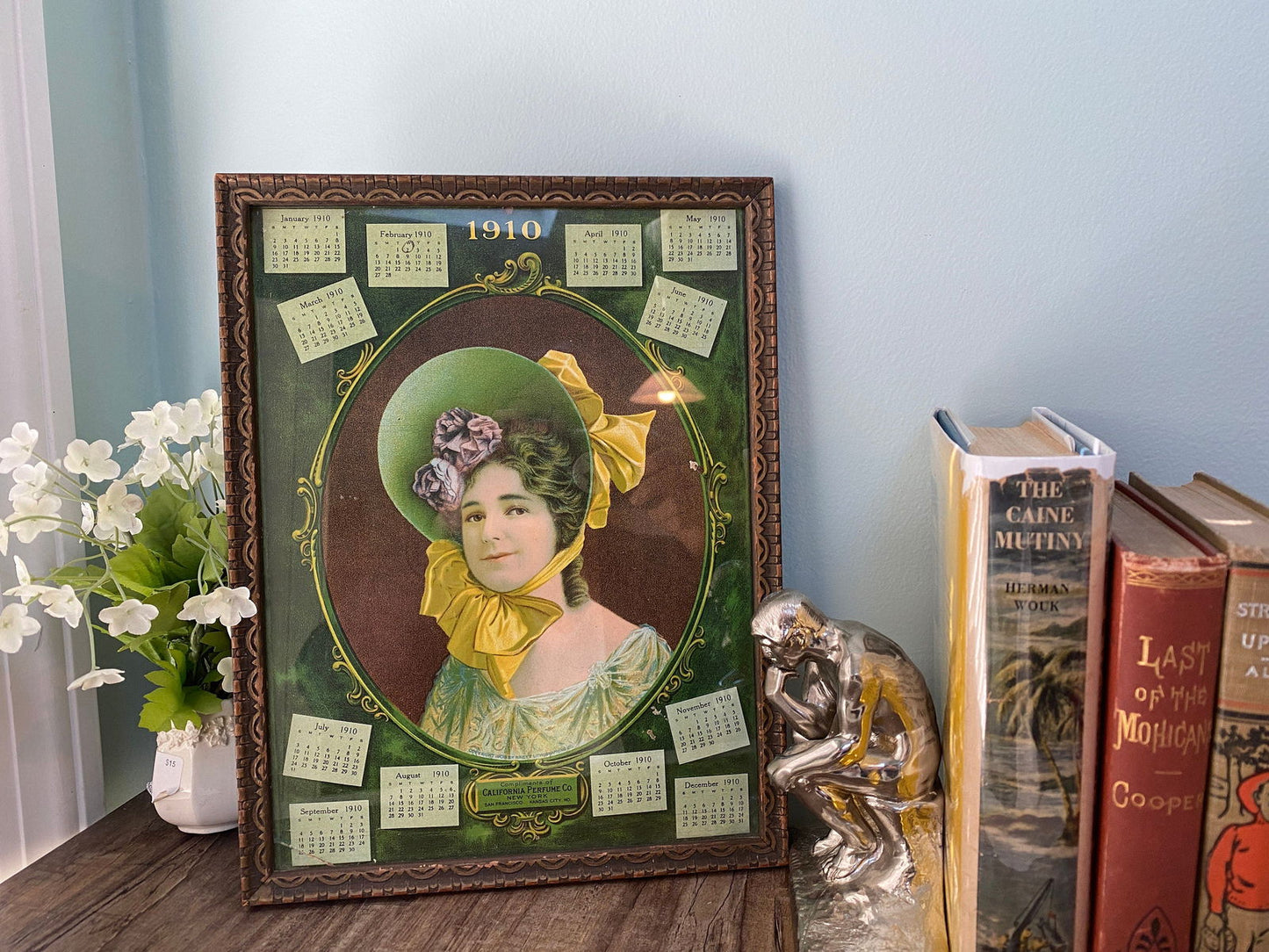 Antique California Perfume Company Advertising Calendar - Duckwells