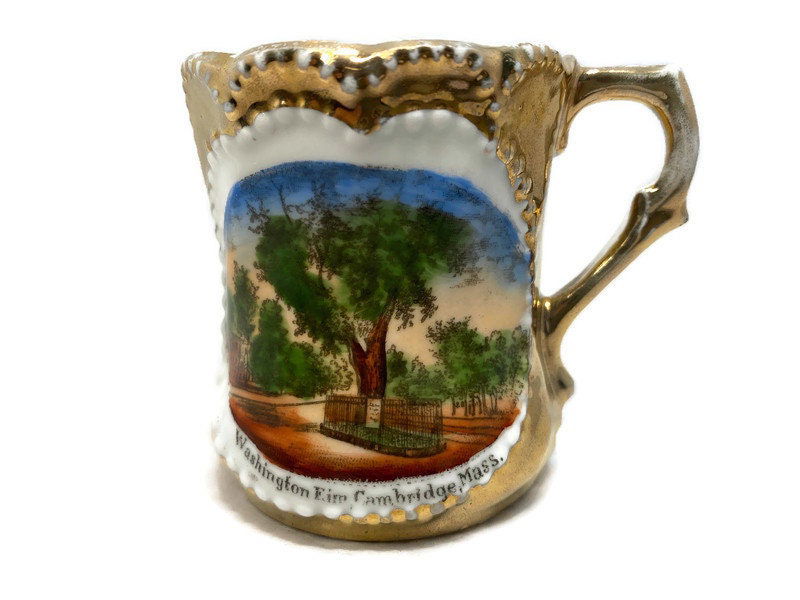 Antique Cambridge Massachusetts Souvenir German Porcelain Cup - Duckwells