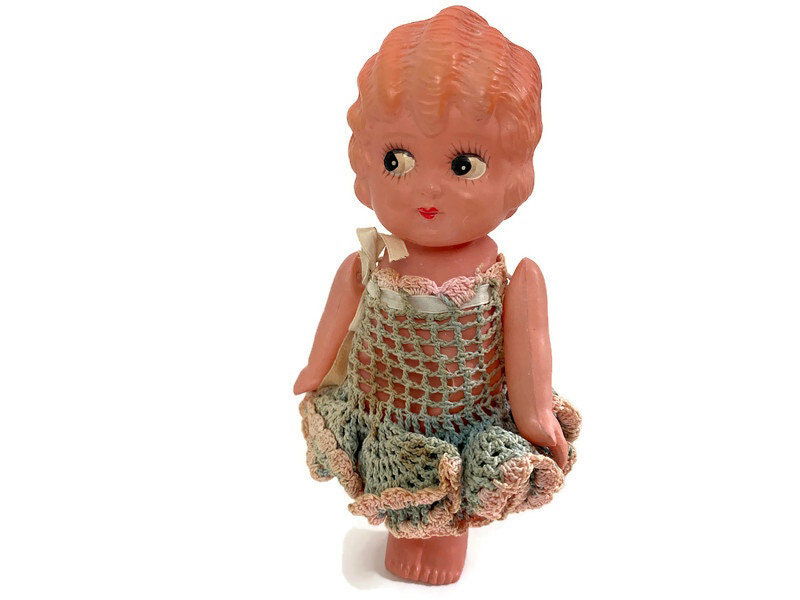 Antique Celluloid Kewpie Doll at Duckwells