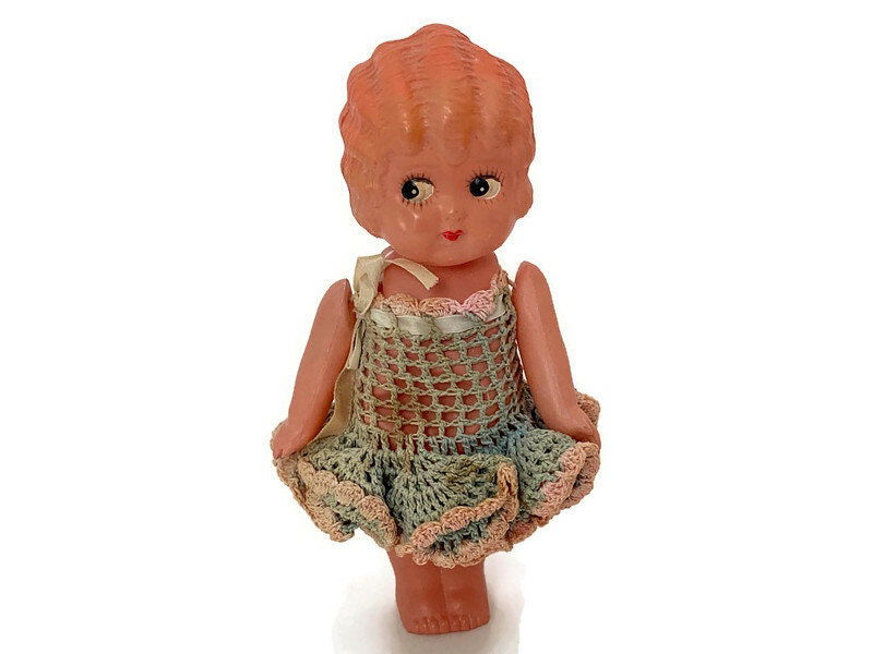 Antique Celluloid Kewpie Doll at Duckwells