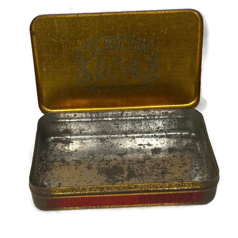 Antique El Roi-Tan Cigar Tin at Duckwells