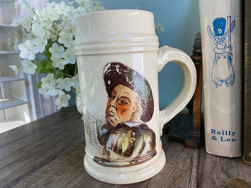 Antique English Ironstone Tankard Mug at Duckwells