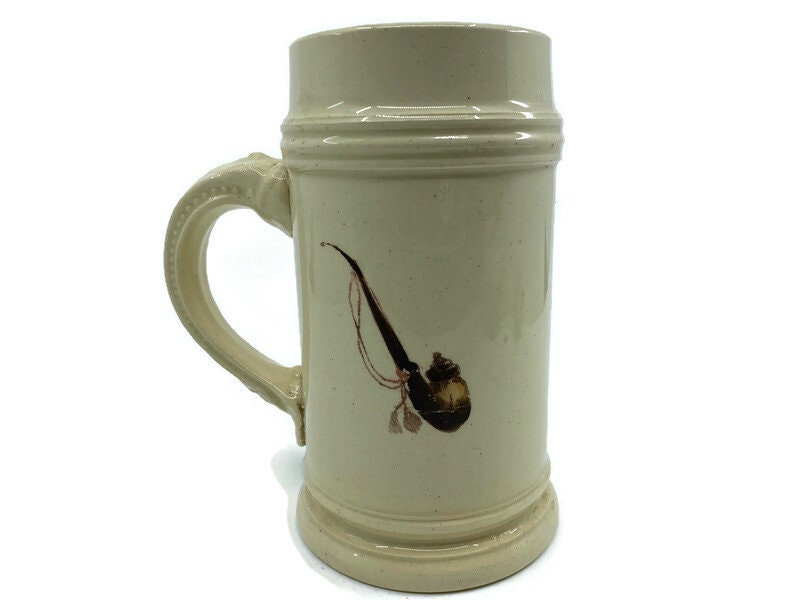 Antique English Ironstone Tankard Mug at Duckwells