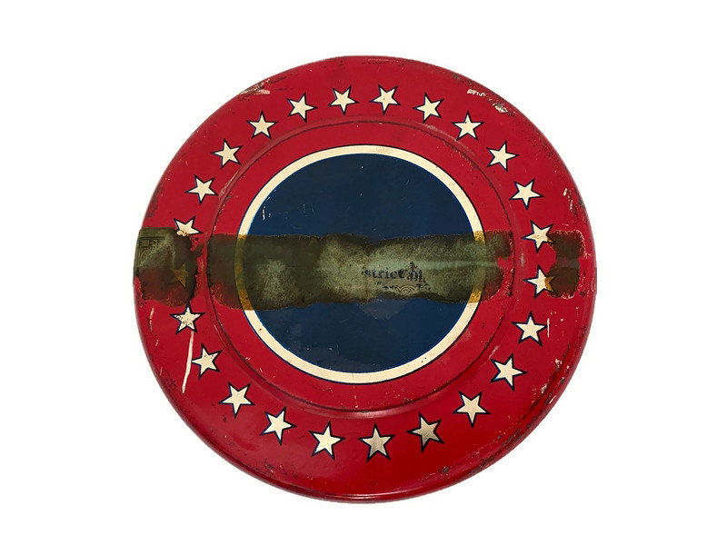 Antique George Washington Cut Plug Tobacco Tin - Duckwells